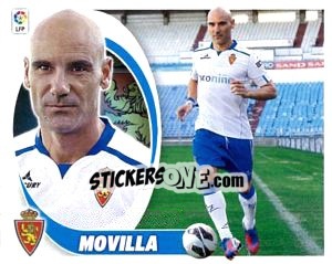 Sticker 60. Movilla (R. Zaragoza) - Liga Spagnola 2012-2013 n. 710 - Colecciones ESTE