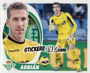 Sticker Adriàn - Liga Spagnola 2012-2013 n. 3TR - Colecciones ESTE