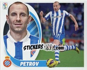 Sticker Martin Petrov - Liga Spagnola 2012-2013 n. 10TR - Colecciones ESTE