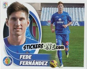 Sticker Fede Fernández - Liga Spagnola 2012-2013 n. 11TR - Colecciones ESTE