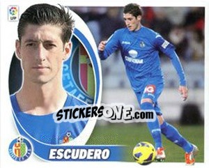 Sticker Escudero - Liga Spagnola 2012-2013 n. 12TR - Colecciones ESTE