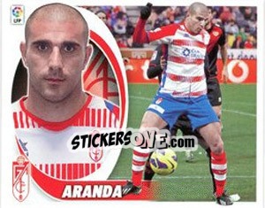 Sticker Aranda - Liga Spagnola 2012-2013 n. 16TR - Colecciones ESTE