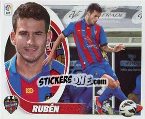 Sticker Rubén - Liga Spagnola 2012-2013 n. 19TR - Colecciones ESTE