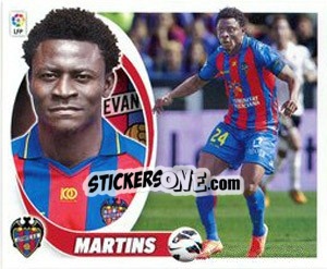 Sticker Martins - Liga Spagnola 2012-2013 n. 20TR - Colecciones ESTE
