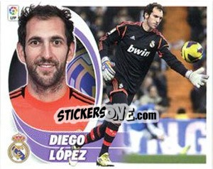 Cromo Diego López - Liga Spagnola 2012-2013 n. 22TR - Colecciones ESTE