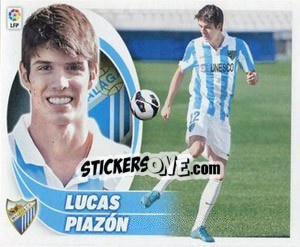 Sticker Lucas Piazón - Liga Spagnola 2012-2013 n. 25TR - Colecciones ESTE