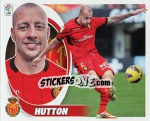 Sticker Alan Hutton - Liga Spagnola 2012-2013 - Colecciones ESTE