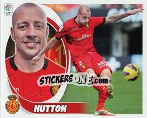 Sticker Alan Hutton - Liga Spagnola 2012-2013 n. 26TR - Colecciones ESTE
