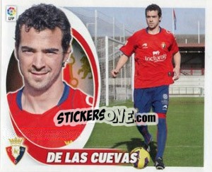 Sticker De Las Cuevas - Liga Spagnola 2012-2013 n. 31TR - Colecciones ESTE