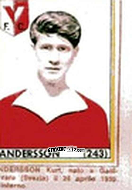 Sticker Andersson - Maghi del Gol Campionato di Calcio 1964-1965
 n. 243 - Baggioli