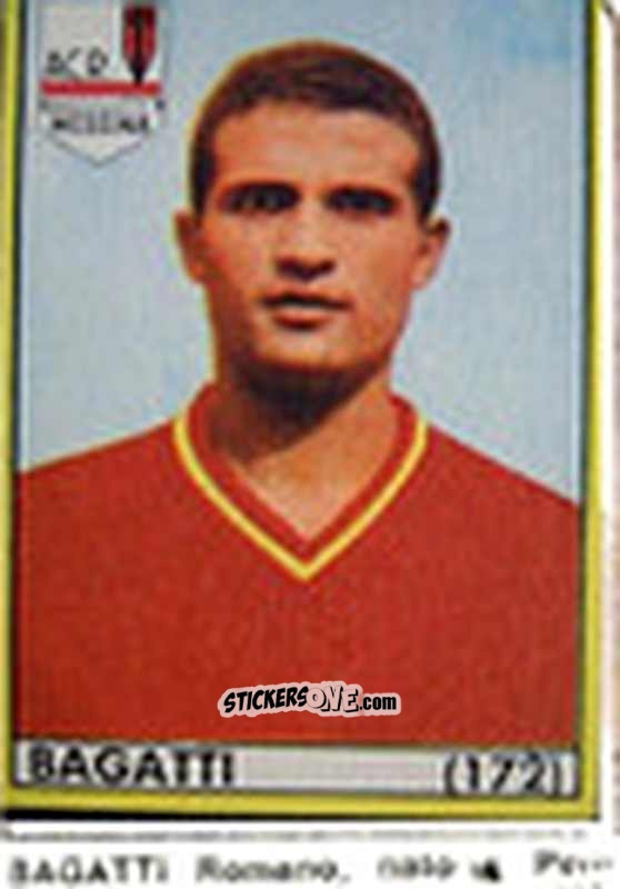 Sticker Bagatti - Maghi del Gol Campionato di Calcio 1964-1965
 n. 172 - Baggioli
