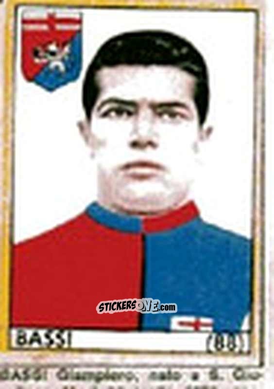 Sticker Bassi - Maghi del Gol Campionato di Calcio 1964-1965
 n. 88 - Baggioli