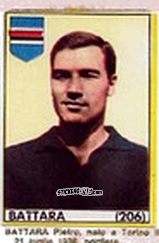 Figurina Battara - Maghi del Gol Campionato di Calcio 1964-1965
 n. 206 - Baggioli