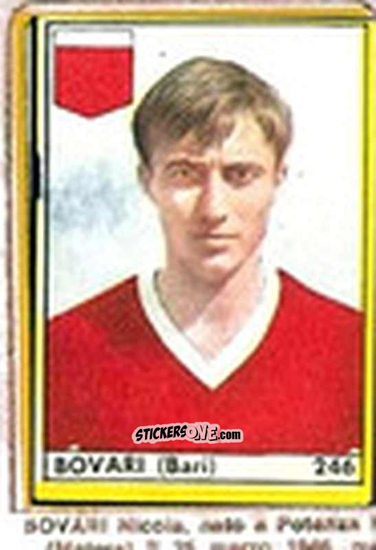 Cromo Bovari - Maghi del Gol Campionato di Calcio 1964-1965
 n. 246 - Baggioli