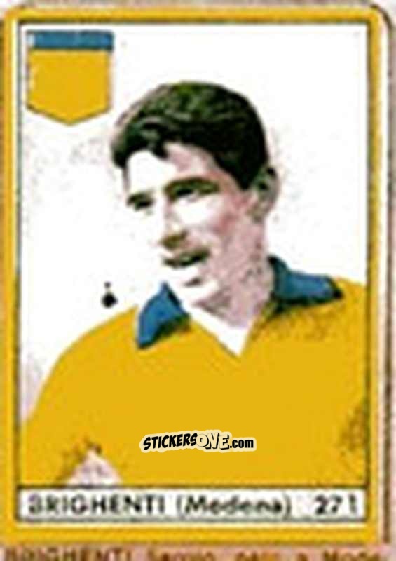 Sticker Brighenti - Maghi del Gol Campionato di Calcio 1964-1965
 n. 271 - Baggioli