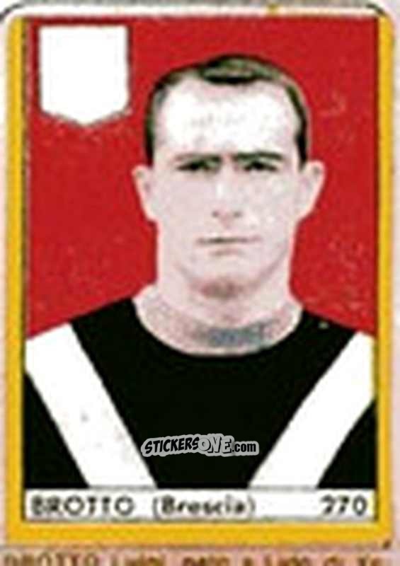 Sticker Brotto - Maghi del Gol Campionato di Calcio 1964-1965
 n. 270 - Baggioli