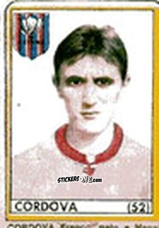 Figurina Cordova - Maghi del Gol Campionato di Calcio 1964-1965
 n. 52 - Baggioli