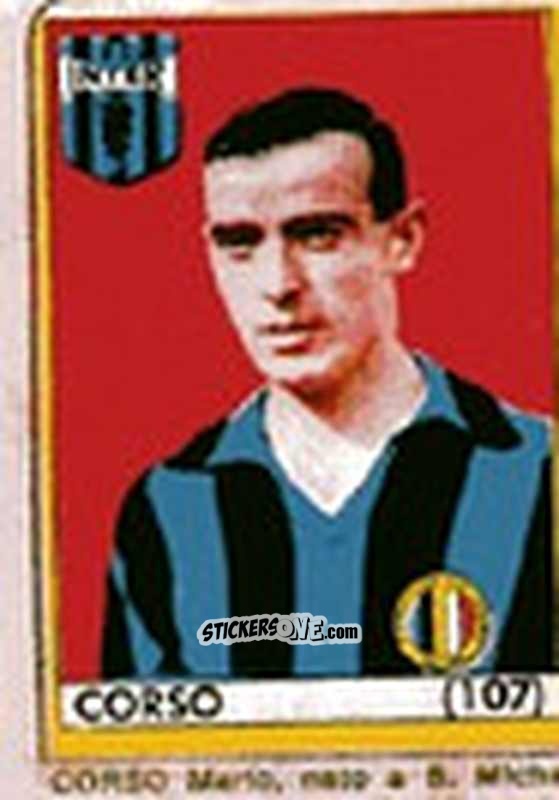 Sticker Corso - Maghi del Gol Campionato di Calcio 1964-1965
 n. 107 - Baggioli