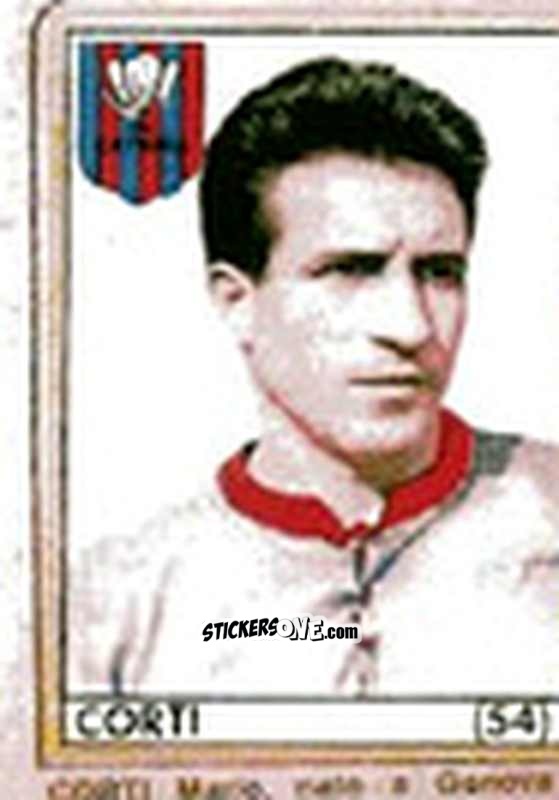 Sticker Corti - Maghi del Gol Campionato di Calcio 1964-1965
 n. 54 - Baggioli