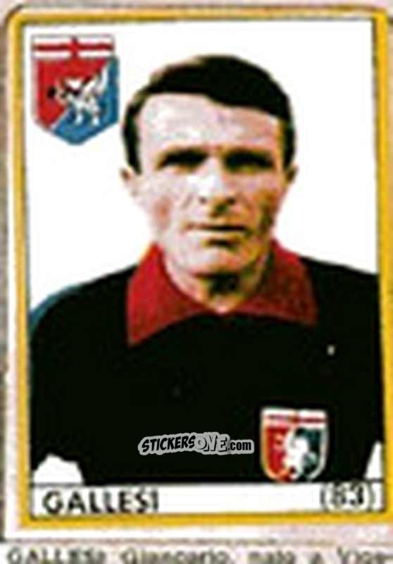 Figurina Gallesi - Maghi del Gol Campionato di Calcio 1964-1965
 n. 83 - Baggioli