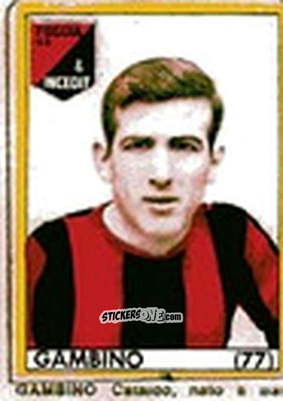 Sticker Gambino - Maghi del Gol Campionato di Calcio 1964-1965
 n. 77 - Baggioli
