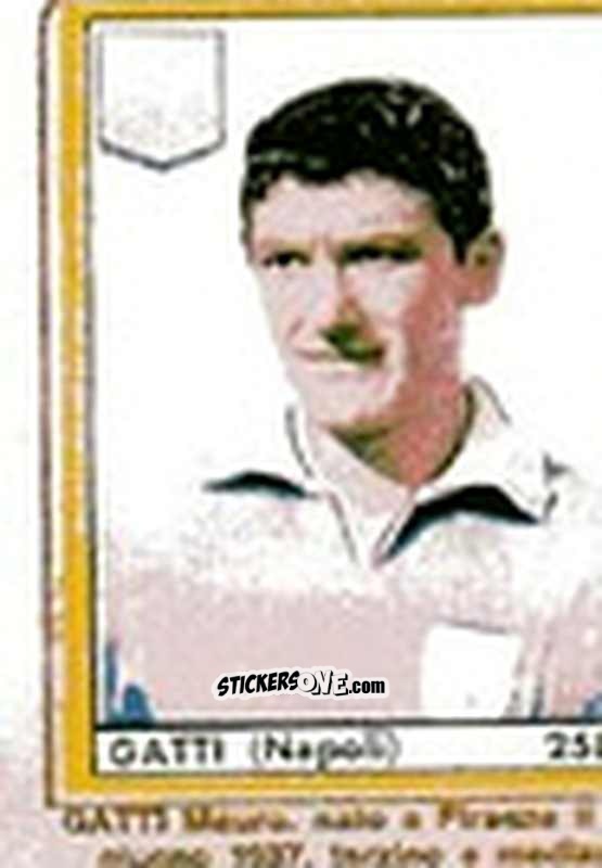 Figurina Gatti - Maghi del Gol Campionato di Calcio 1964-1965
 n. 258 - Baggioli