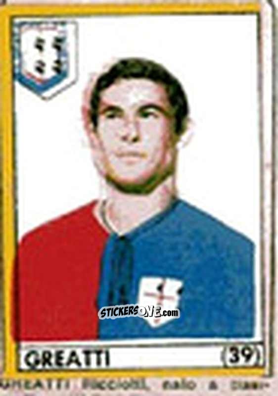 Cromo Greatti - Maghi del Gol Campionato di Calcio 1964-1965
 n. 39 - Baggioli
