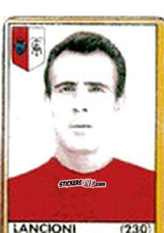Cromo Lancioni - Maghi del Gol Campionato di Calcio 1964-1965
 n. 230 - Baggioli