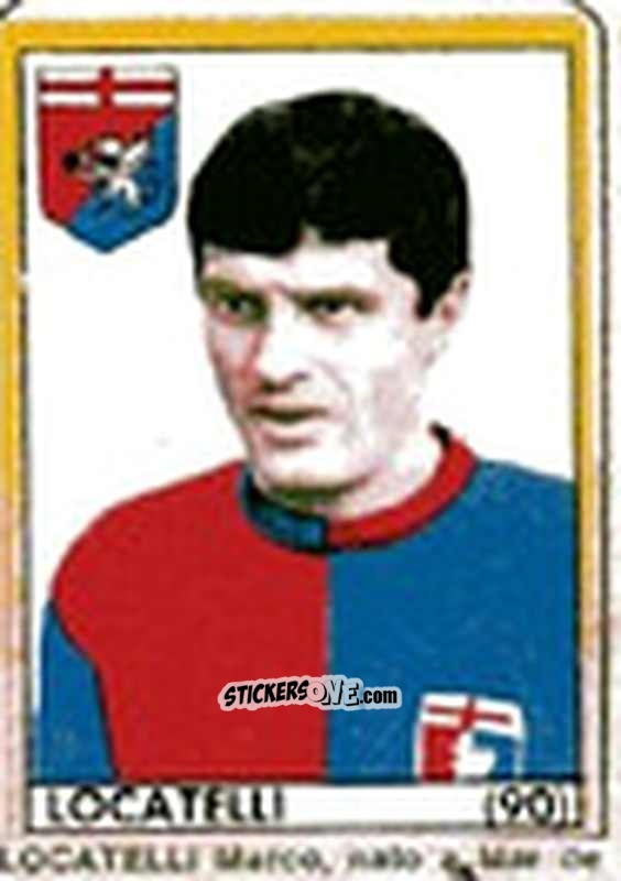 Sticker Locatelli - Maghi del Gol Campionato di Calcio 1964-1965
 n. 90 - Baggioli