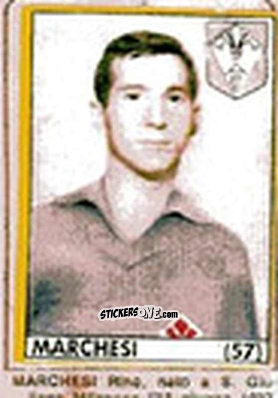 Cromo Marchesi - Maghi del Gol Campionato di Calcio 1964-1965
 n. 57 - Baggioli
