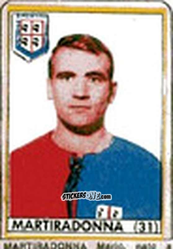 Sticker Martiradonna - Maghi del Gol Campionato di Calcio 1964-1965
 n. 31 - Baggioli