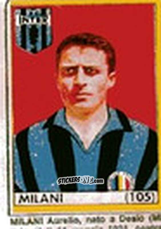 Sticker Milani - Maghi del Gol Campionato di Calcio 1964-1965
 n. 105 - Baggioli