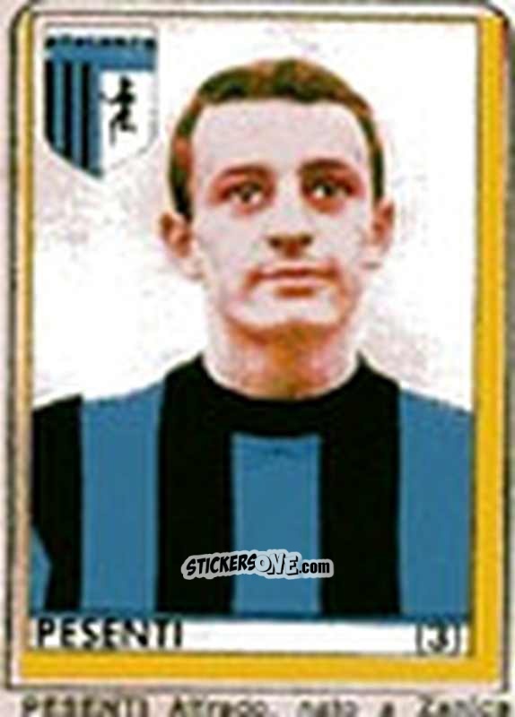 Sticker Pesenti - Maghi del Gol Campionato di Calcio 1964-1965
 n. 3 - Baggioli