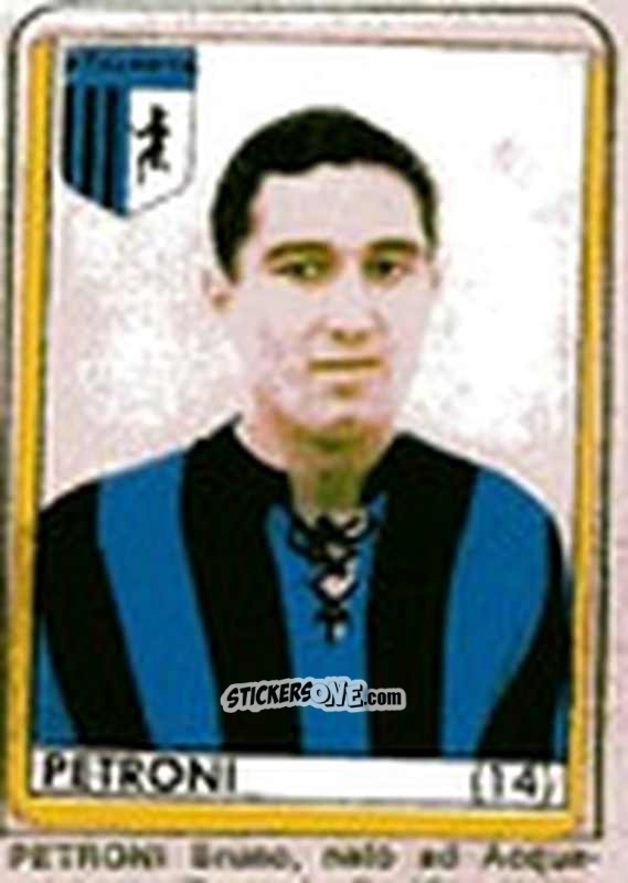 Sticker Petroni - Maghi del Gol Campionato di Calcio 1964-1965
 n. 14 - Baggioli