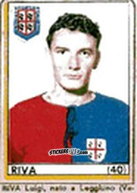Cromo Riva - Maghi del Gol Campionato di Calcio 1964-1965
 n. 40 - Baggioli