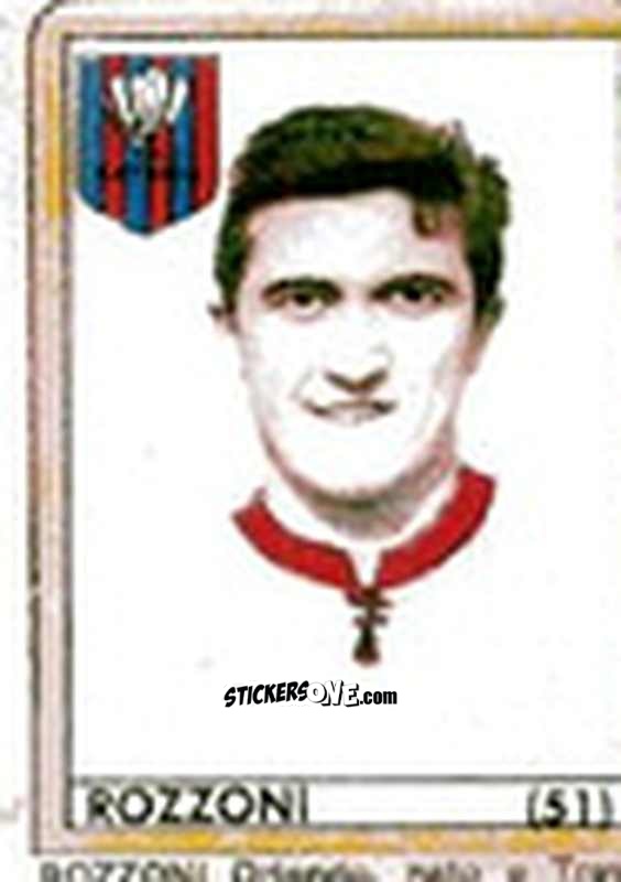 Sticker Rozzoni - Maghi del Gol Campionato di Calcio 1964-1965
 n. 51 - Baggioli