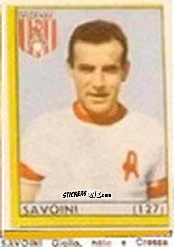 Sticker Savoini - Maghi del Gol Campionato di Calcio 1964-1965
 n. 127 - Baggioli