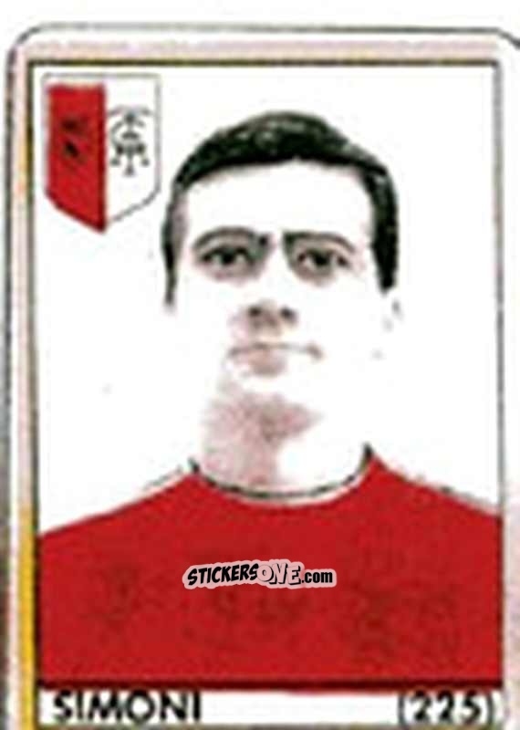Sticker Simoni - Maghi del Gol Campionato di Calcio 1964-1965
 n. 225 - Baggioli