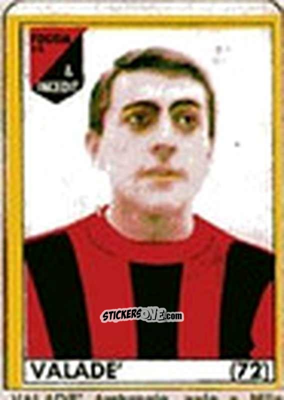 Sticker Valade' - Maghi del Gol Campionato di Calcio 1964-1965
 n. 72 - Baggioli
