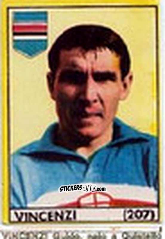 Figurina Vincenzi - Maghi del Gol Campionato di Calcio 1964-1965
 n. 207 - Baggioli