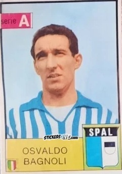 Sticker Bagnoli - Tutti i Calciatori 1965-1966
 n. 330 - MIRA