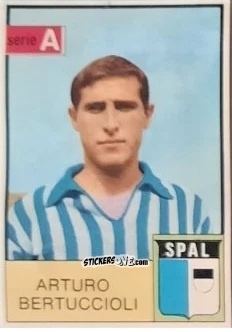 Sticker Bertuccioli - Tutti i Calciatori 1965-1966
 n. 340 - MIRA