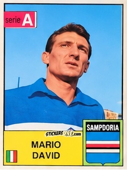 Figurina David - Tutti i Calciatori 1965-1966
 n. 310 - MIRA