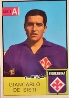 Figurina De Sisti - Tutti i Calciatori 1965-1966
 n. 118 - MIRA