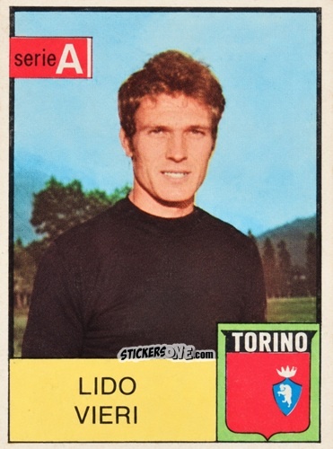 Sticker Vieri - Tutti i Calciatori 1965-1966
 n. 349 - MIRA