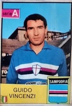 Sticker Vincenzi - Tutti i Calciatori 1965-1966
 n. 307 - MIRA