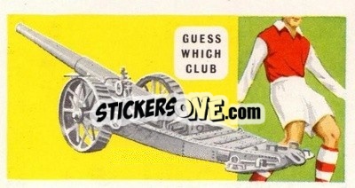 Sticker Arsenal - Football Club Nicknames 1959-1960 - Sweetule Products
