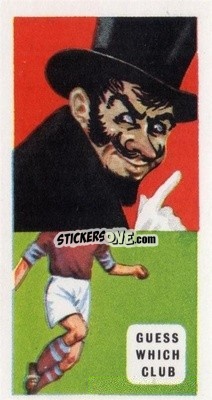 Sticker Aston Villa - Football Club Nicknames 1959-1960 - Sweetule Products
