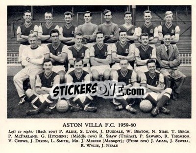 Cromo Aston Villa F.C.