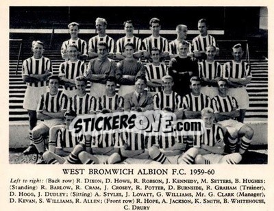 Figurina West Bromwich Albion F.C. - Football Teams 1959-1960
 - Fleetway
